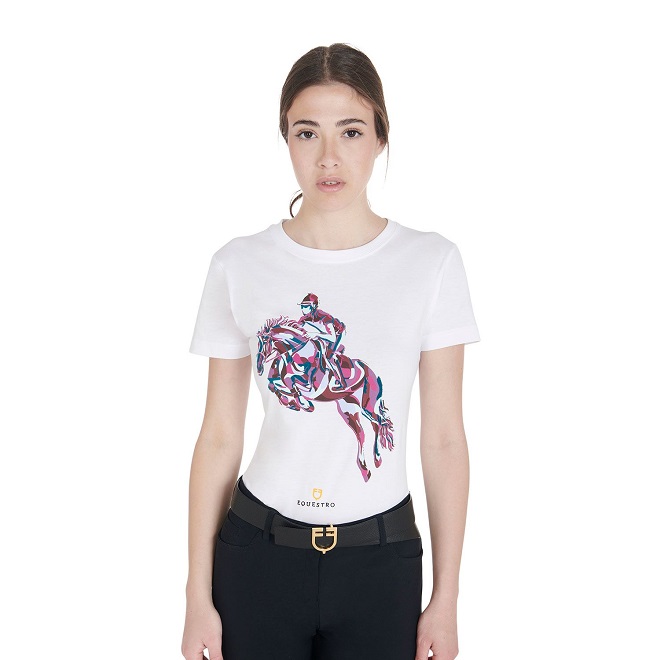T-SHIRT JUMPING RIDER EQUESTRO DONNA* Donna, T-shirt 
